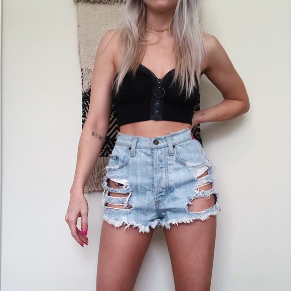 Carmar Pants - Carmar Distressed Shorts